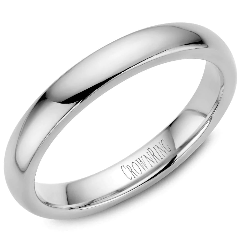Domed Wedding Band 3mm