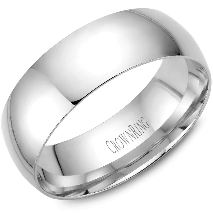 Domed Wedding Band 7mm