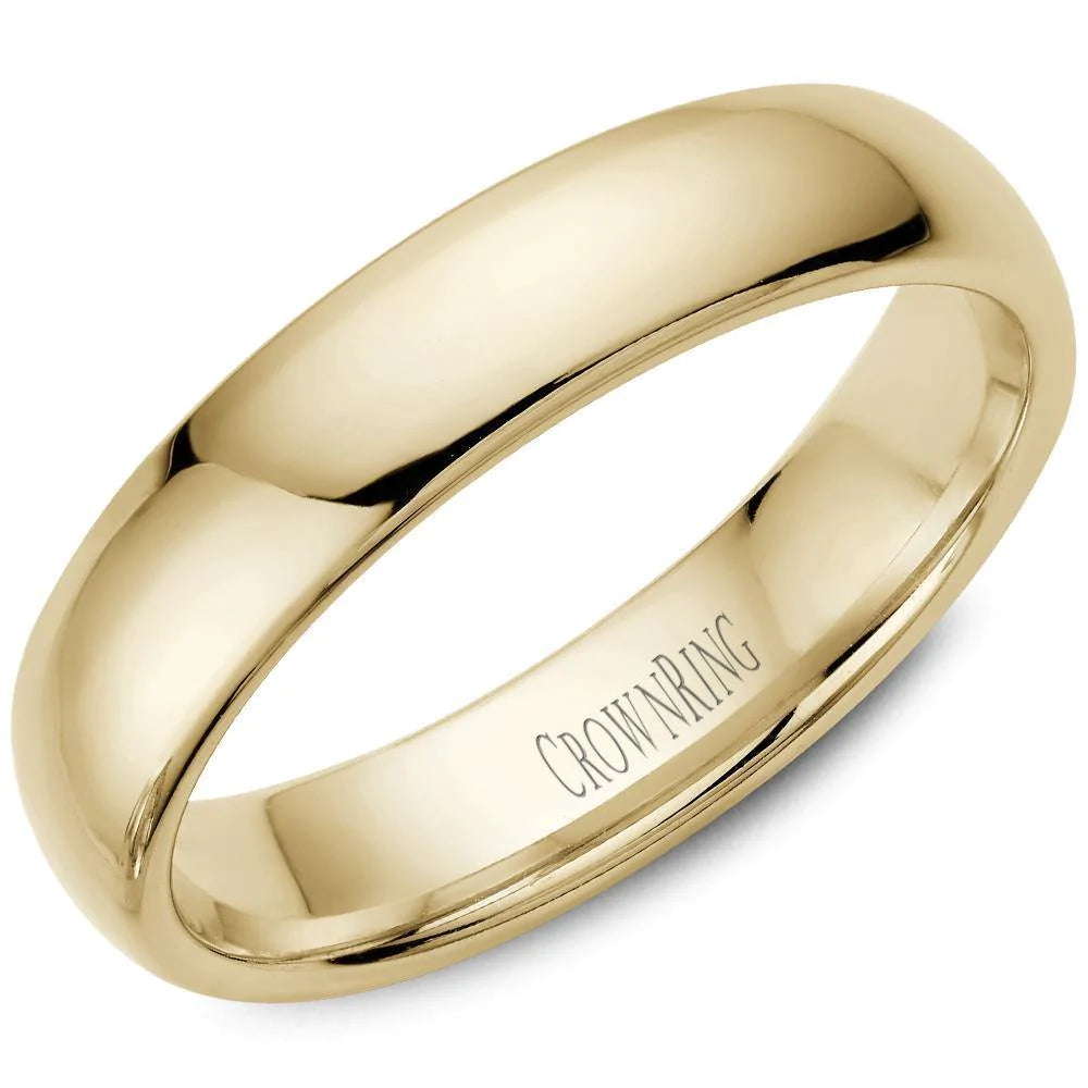 Domed Wedding Band 5mm