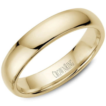 Domed Wedding Band 5mm
