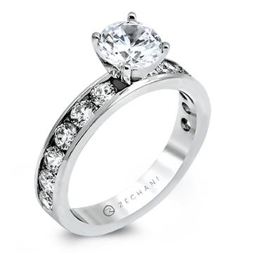 ZEGHANI 14K CHANNEL SET BAND ENGAGEMENT RING - Appelt's Diamonds