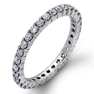 14K DIAMOND ETERNITY WEDDING BAND ZR37 - Appelt&