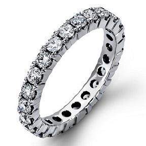 14K DIAMOND ETERNITY WEDDING BAND ZR39 - Appelt&