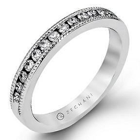 14K DIAMOND CHANNEL SET WEDDING BAND ZR43 - Appelt's Diamonds