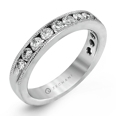 14K DIAMOND WEDDING BAND ZR46 - Appelt&