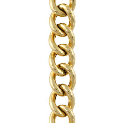 18K Yellow Gold Cuban Chain Necklace