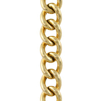 18K Yellow Gold Cuban Chain Necklace