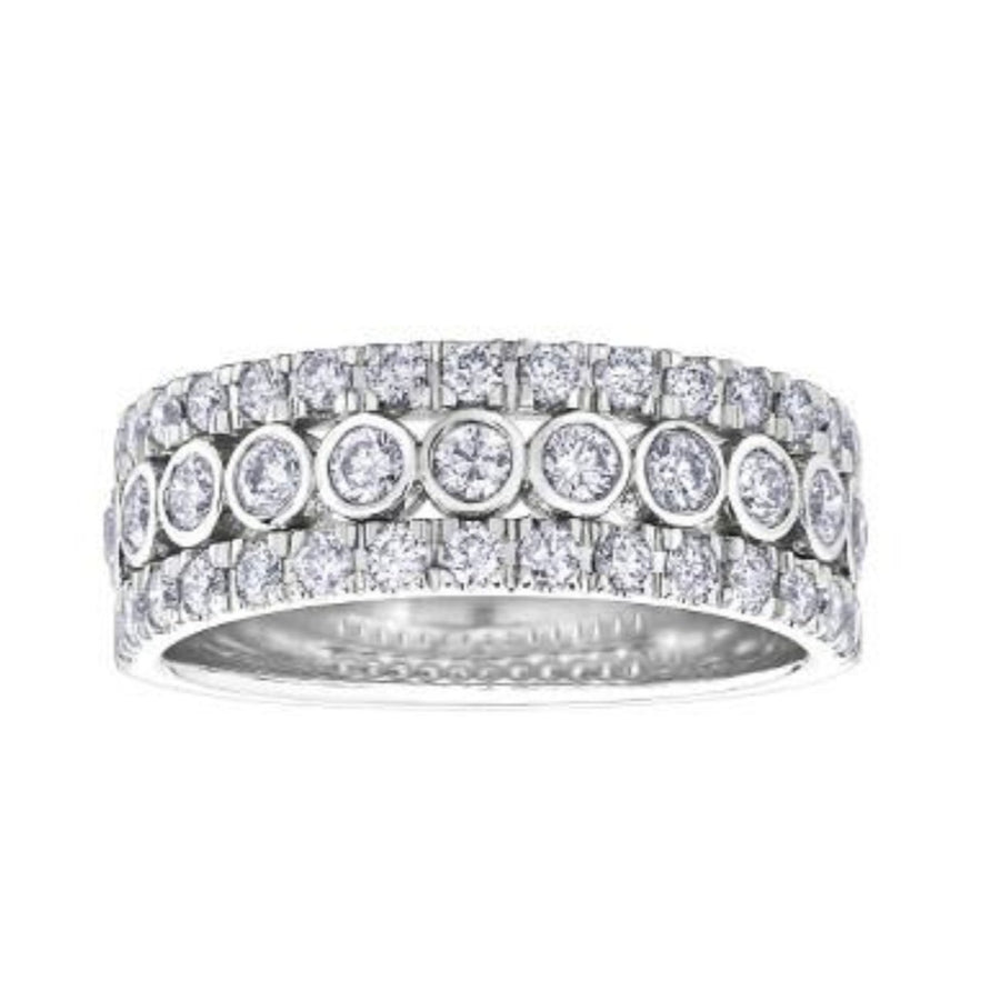 10k White Diamond Fashion Ring