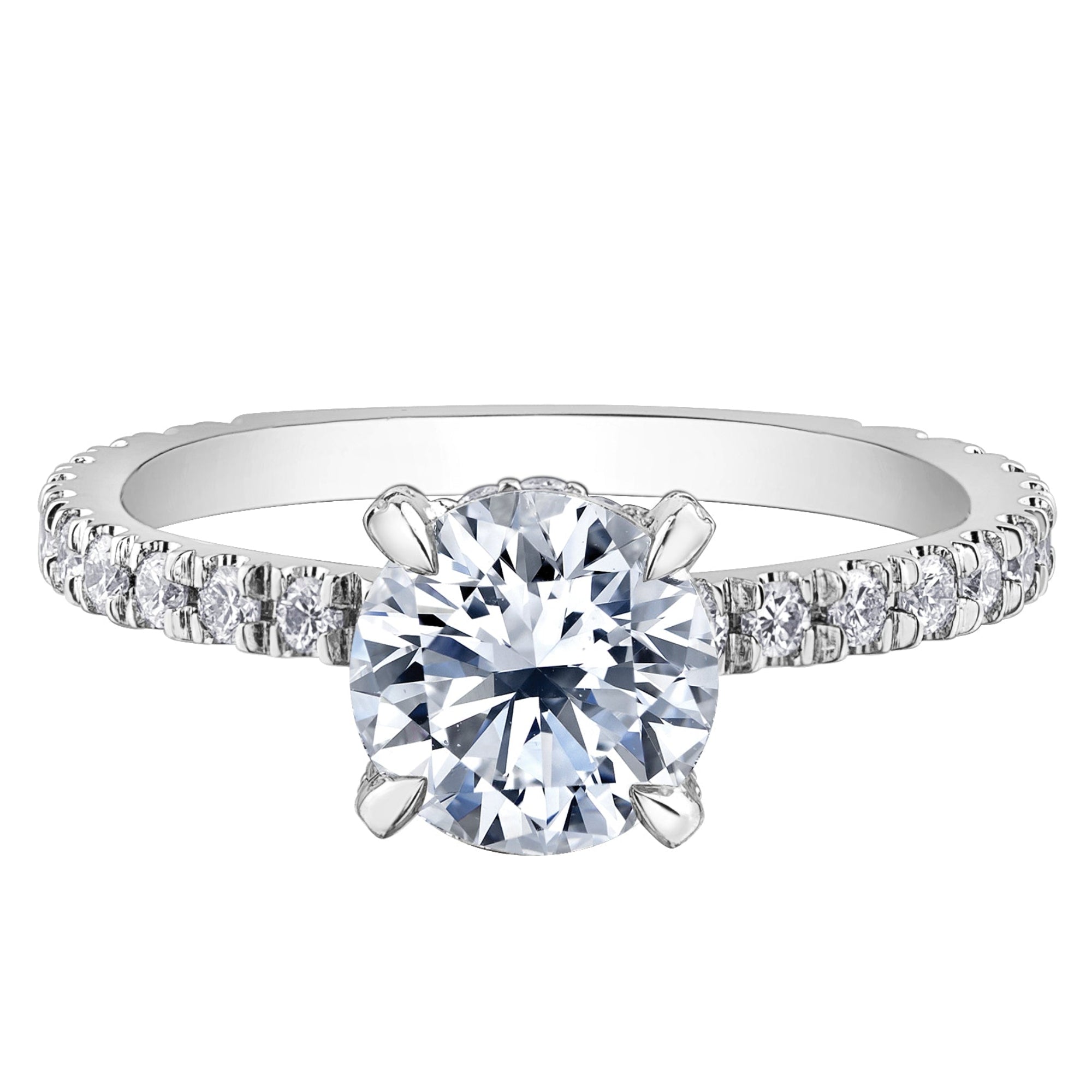 Round Brilliant Canadian Diamond Engagement Ring