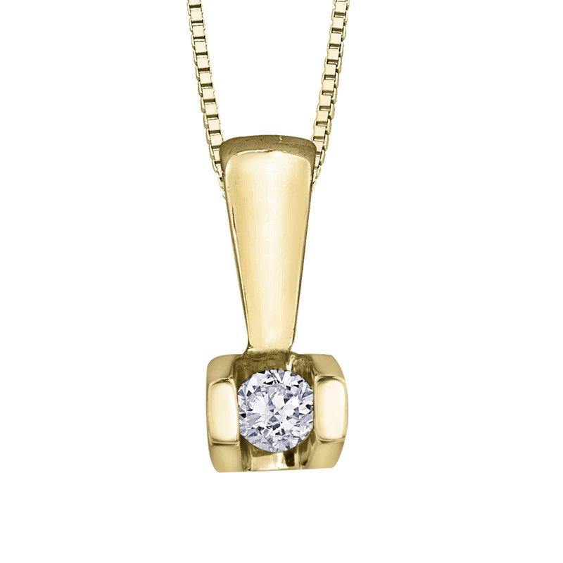 FOREVER JEWELLERY YELLOW GOLD DIAMOND NECKLACE - Appelt&