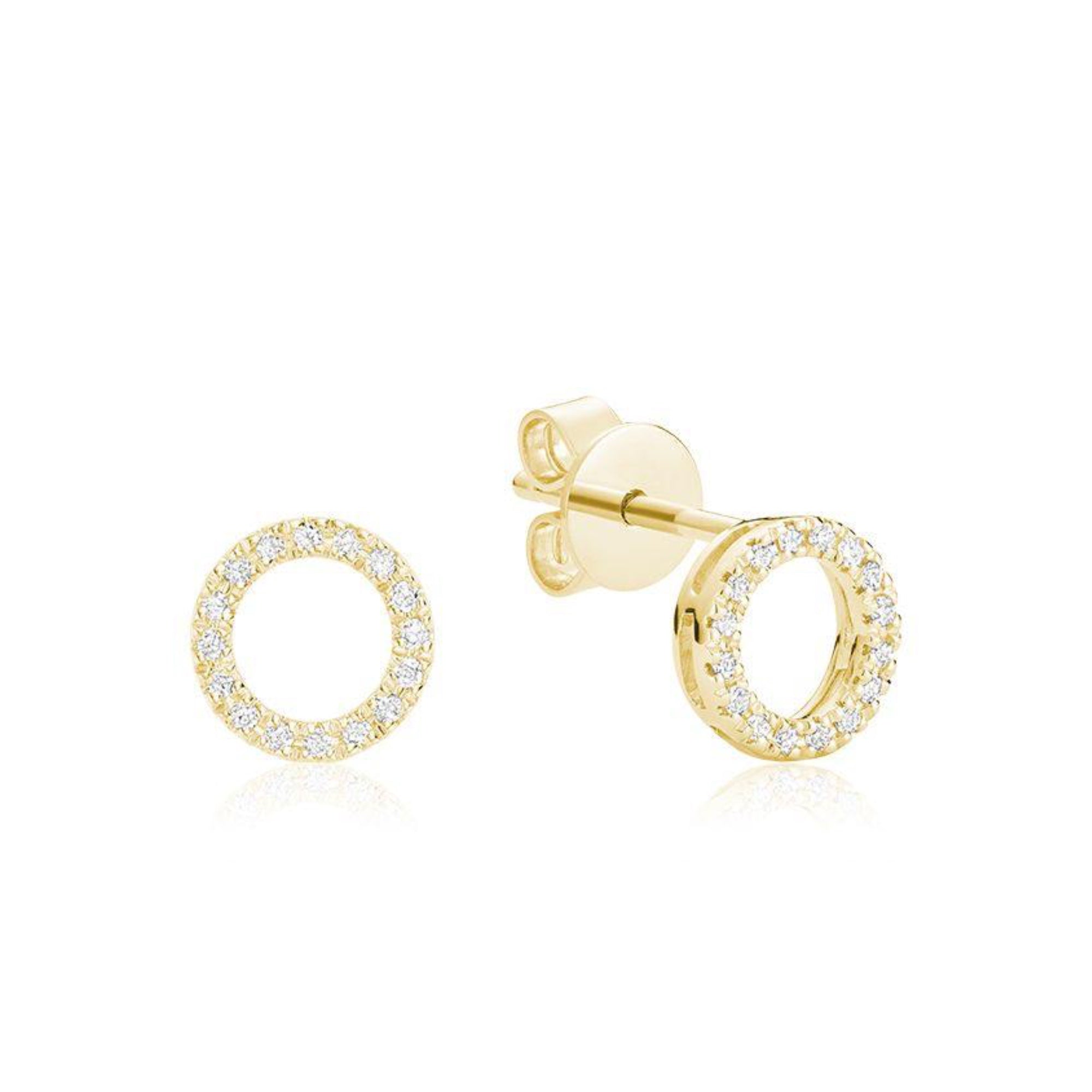 Earring Open Circle Stud