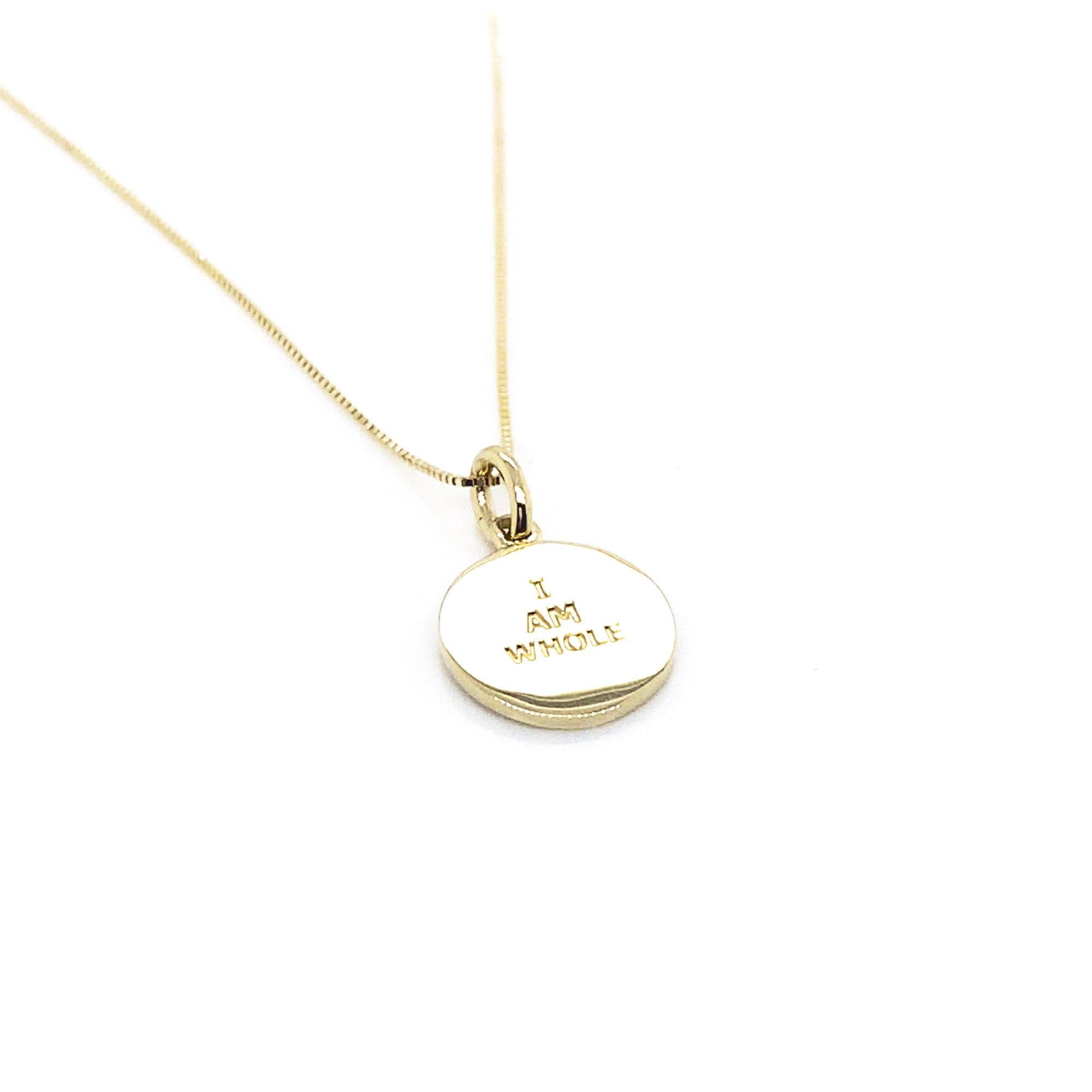 Joy Smith Foundation 10k Yellow Necklace-I Am Whole