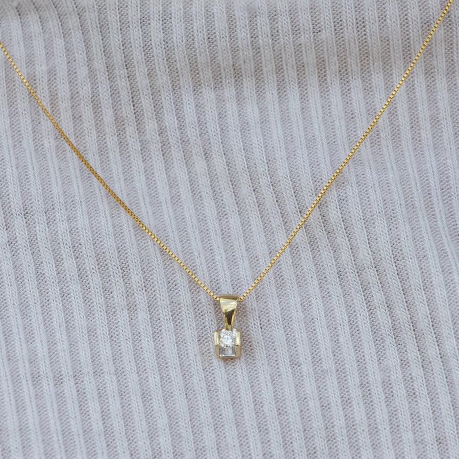 Forever Jewellery Yellow Gold Diamond Necklace