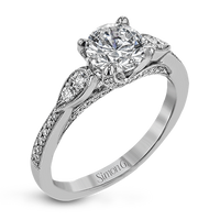 Simon G Vintage Engagement Ring