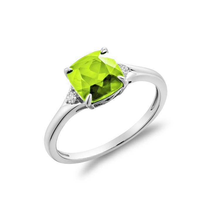 Diamond & Birthstone Fashion Ring