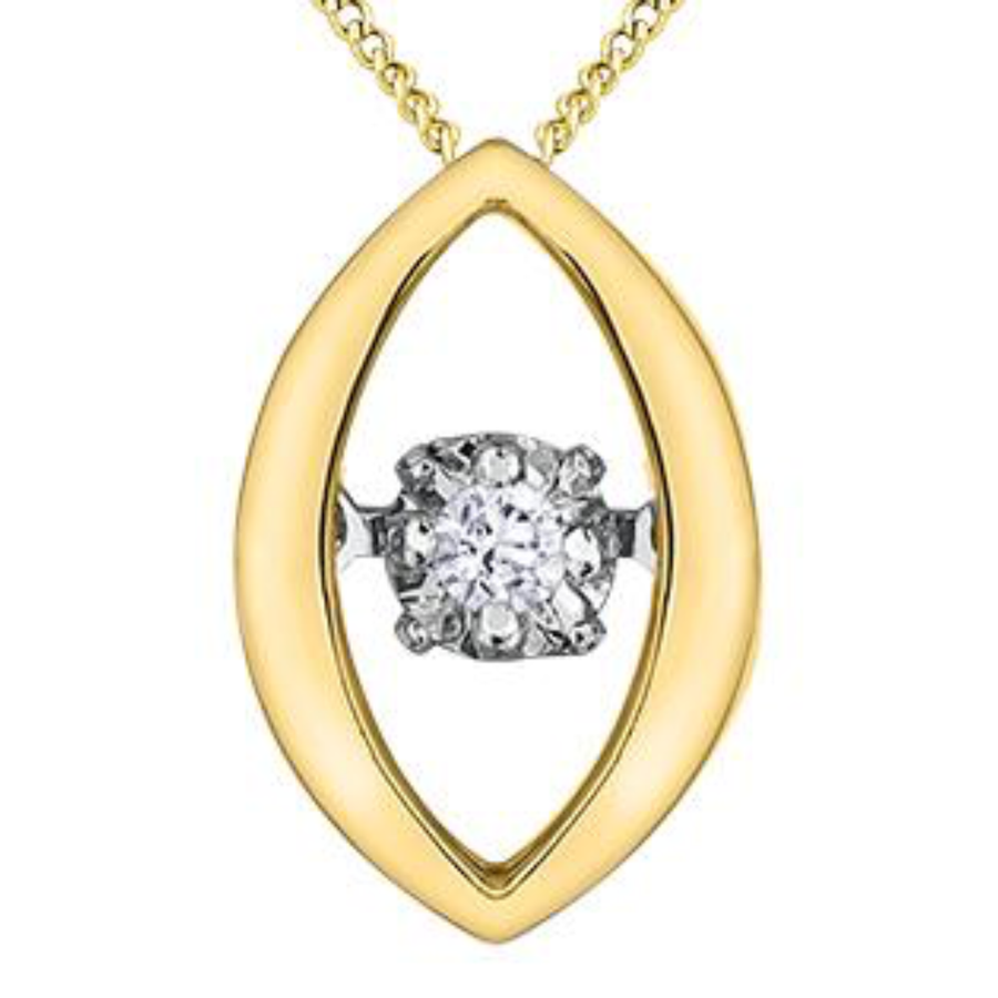 PULSE 10K GOLD DIAMOND NECKLACE - Appelt's Diamonds