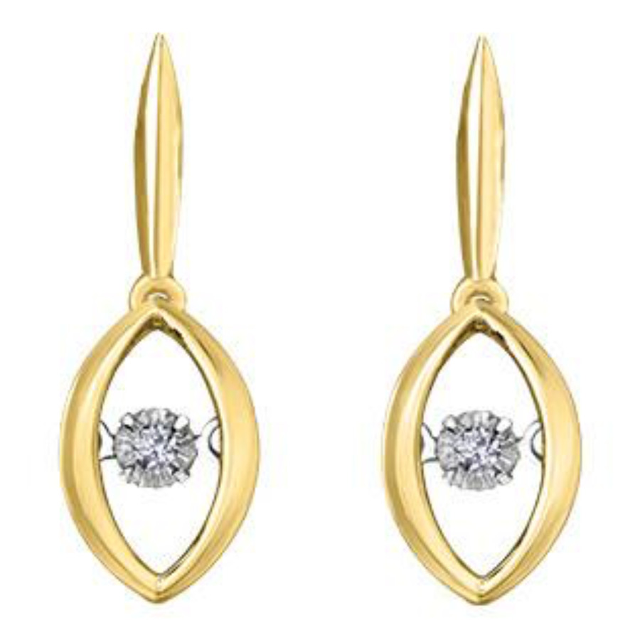 PULSE 10K GOLD DIAMOND EARRINGS - Appelt's Diamonds