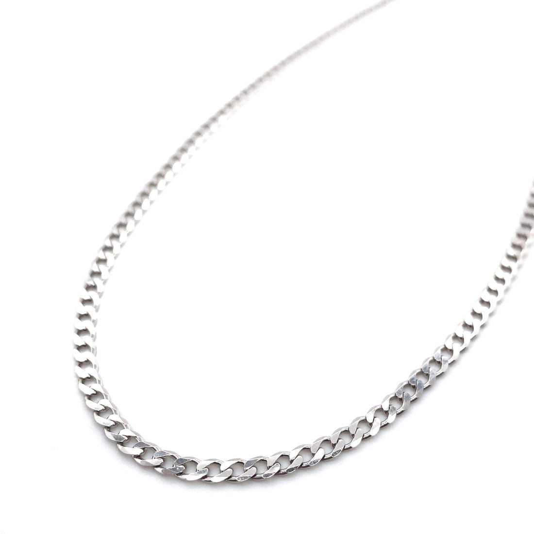 Silver 20" Curb Chain