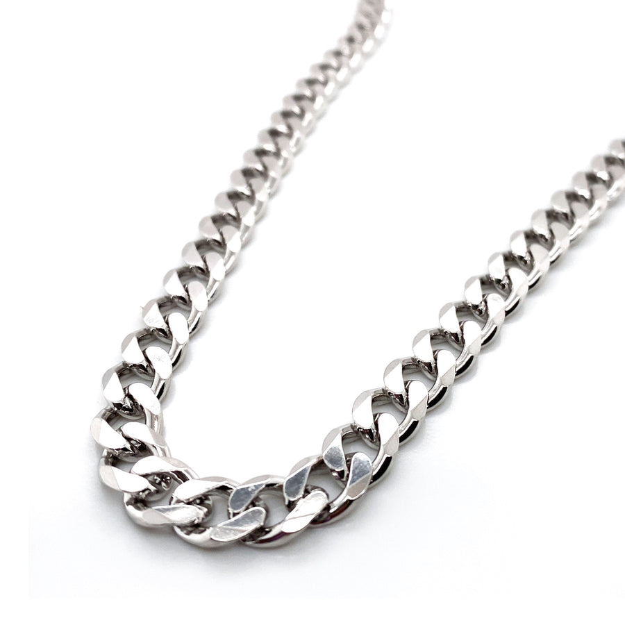Silver 22" Curb Chain