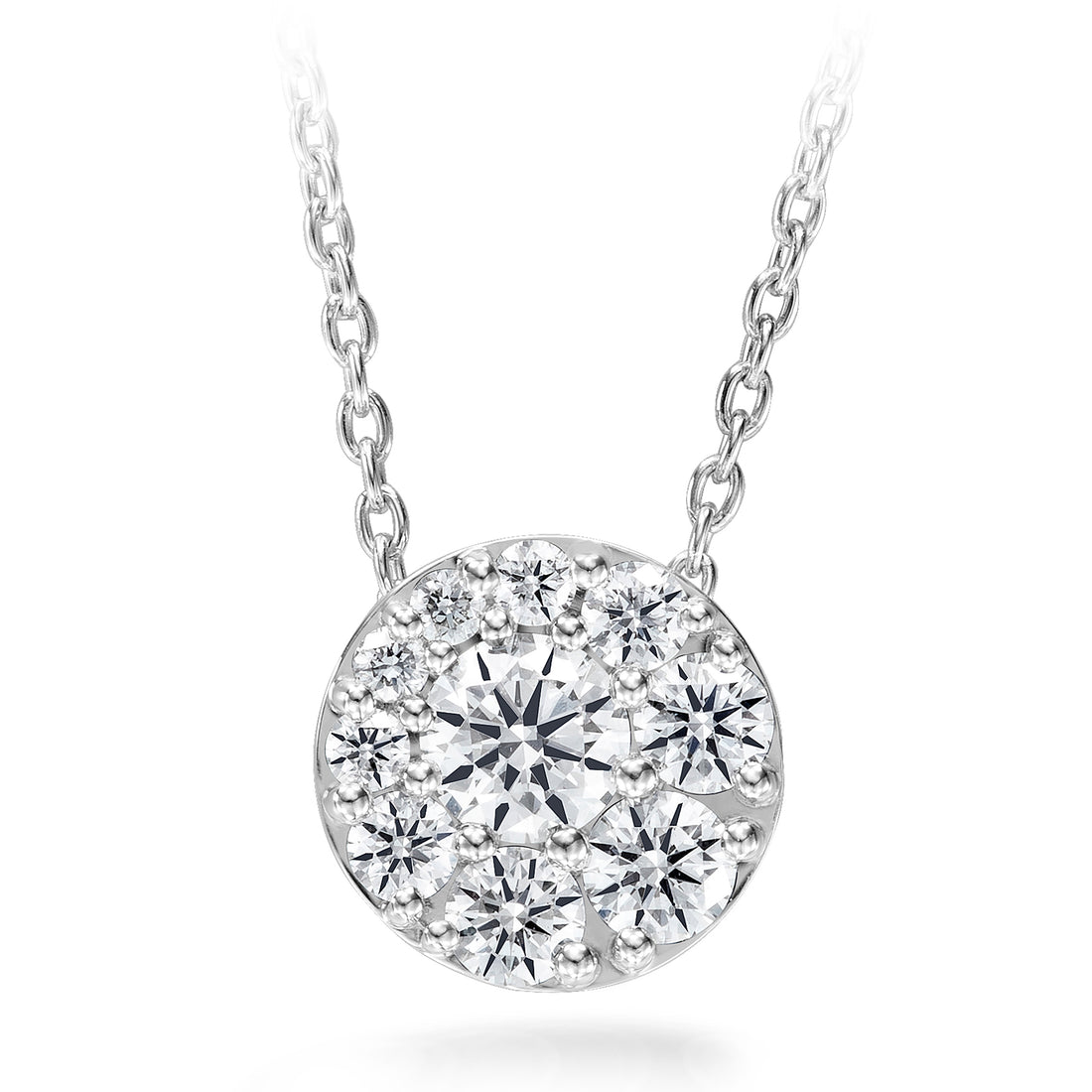 Tessa Diamond Circle Necklace