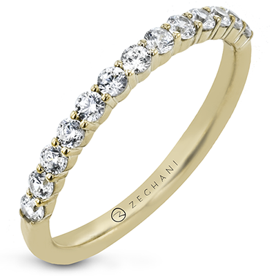 14k Yellow Gold Diamond Wedding Band