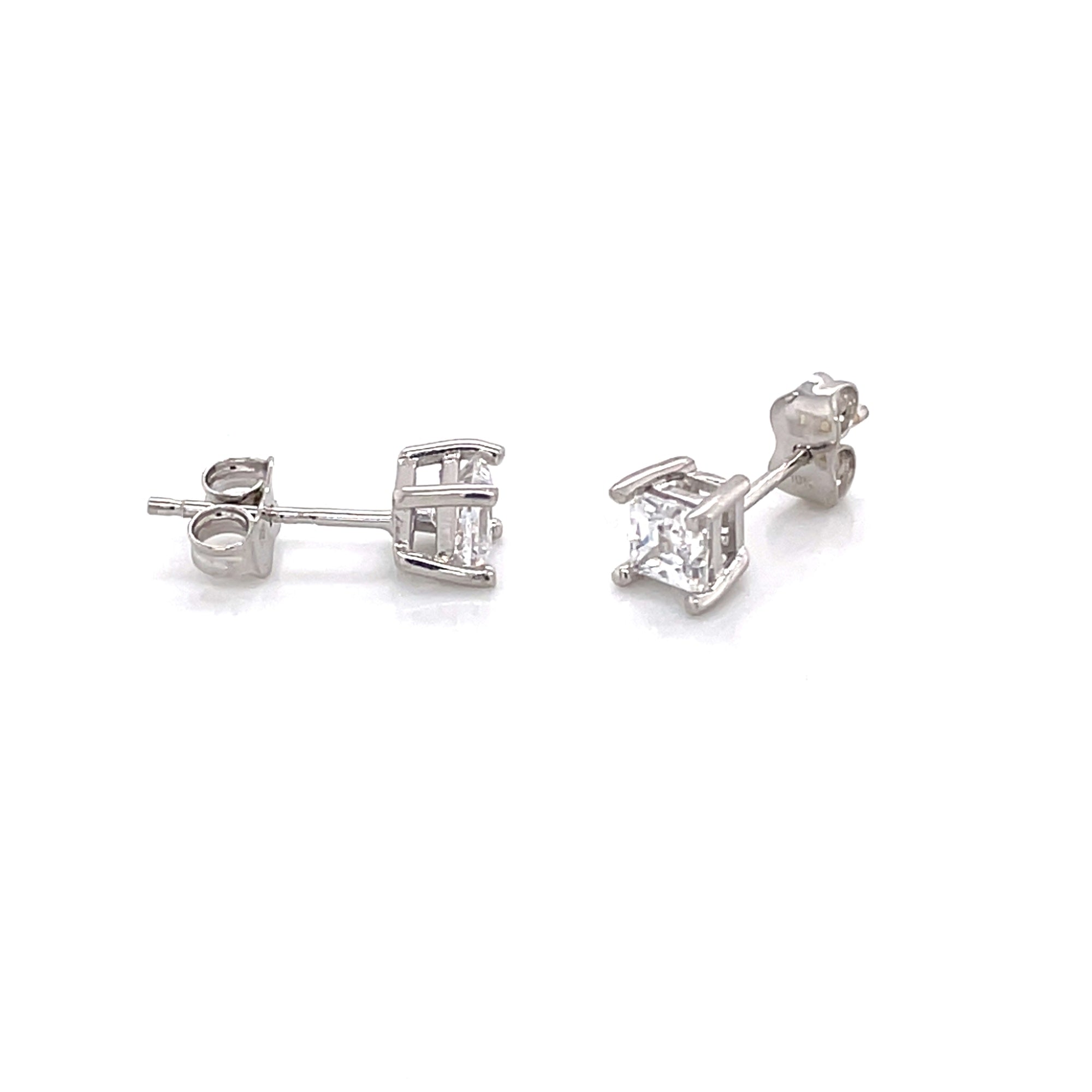 Princess Cubic Zirconia Studs
