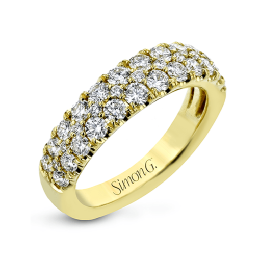 18KY SIMON G YELLOW GOLD AND DIAMOND FASHION RING - Appelt&